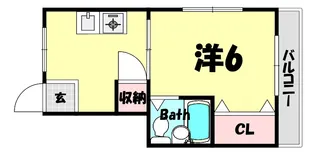 下沢通マンション【1階】の間取り