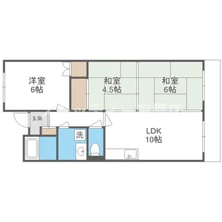 フローレンス吉田【2階】の間取り