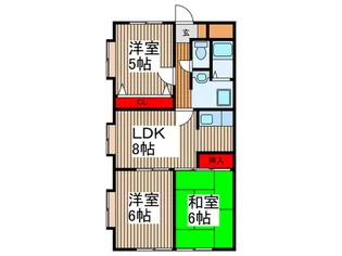 イ-ストビレッジ【2階】の間取り