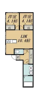 Growth GendouC棟【1階】の間取り