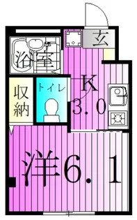 クレセール雅【2階】の間取り