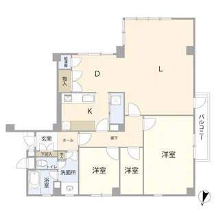 青山ホームズ【3階】の間取り