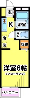 東京都調布市布田5【アパート】の間取り