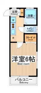 ミニ・ジュネス【2階】の間取り