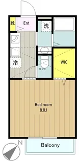 エメ・フルーヴII【2階】の間取り