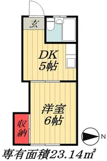 千葉県市川市南八幡3【アパート】の間取り