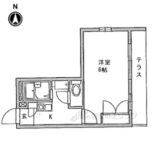 レオパレスルピナス【2階】の間取り