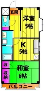 サンローゼ【3階】の間取り