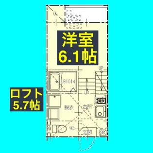 1Rの間取り画像