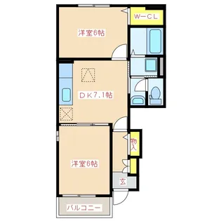 HOUSE・5【1階】の間取り