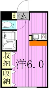 1Rの間取り画像