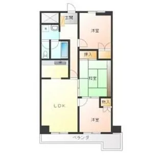 プライムガーデン【4階】の間取り