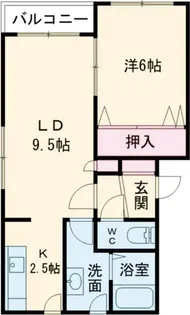 カスティーユ美原【3階】の間取り