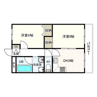 アクティ緑地公園【1階】の間取り