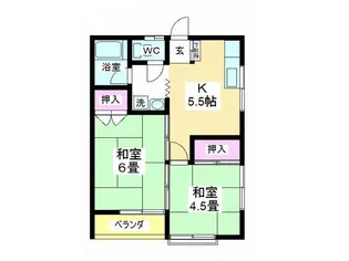 ソアラコーポ【2階】の間取り