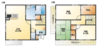 ジュネスト2番館の間取り