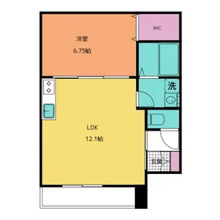 愛知県名古屋市東区新出来1【アパート】の間取り