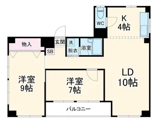 第五トーヨービル【2階】の間取り