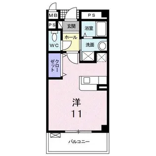 マーベラス【3階】の間取り