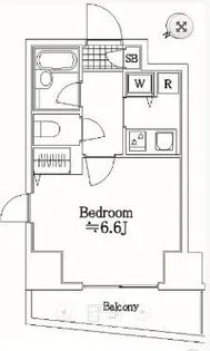 パレステュディオ五反田【11階】の間取り