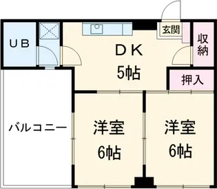 トーカンマンション【4階】の間取り
