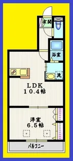 レジデンス光【2階】の間取り