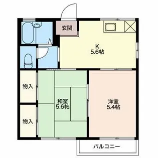 コーポ神戸【2階】の間取り