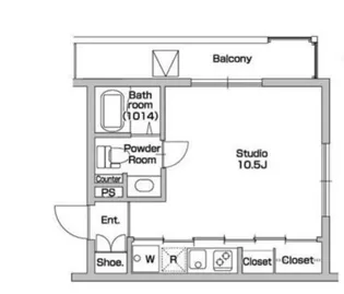 1Rの間取り画像