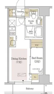 東京都墨田区両国1【マンション】の間取り