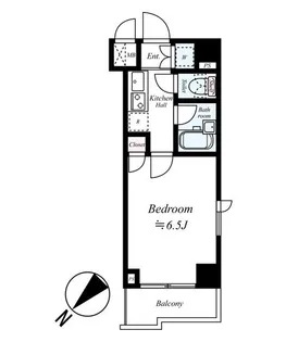 ルーブル蒲田南参番館【5階】の間取り