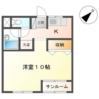 メゾン・ひまわり【2階】の間取り