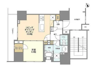BLESS蔵前 (ライオンズフォーシア蔵前)【11階】の間取り