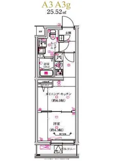 東京都品川区小山台2【マンション】の間取り