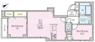 トレグリチニ四谷【3階】の間取り