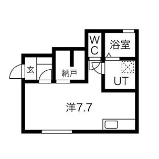 UNIR長田町(ウニール)【1階】の間取り