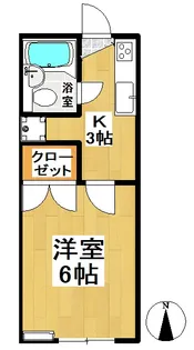 プリミエール3号館【2階】の間取り
