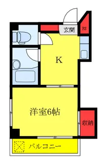 桐生第二ビル【4階】の間取り