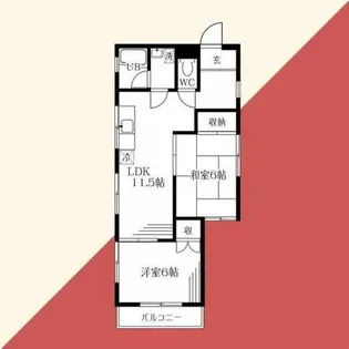 神奈川県川崎市麻生区片平2【マンション】の間取り