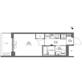 コンフォリア早稲田DEUX【2階】の間取り