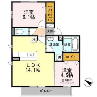 Cassiopeia【2階】の間取り