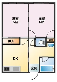 アレーズI【3階】の間取り