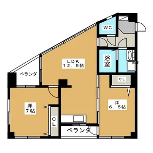 グレイス井の頭【2階】の間取り