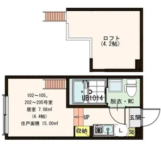 stage上石神井(ステージ)【1階】の間取り
