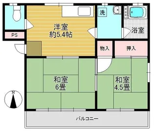 ニューハイツ国井【2階】の間取り