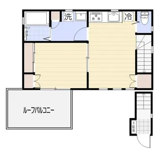 大田区東糀谷5丁目住宅【2階】の間取り
