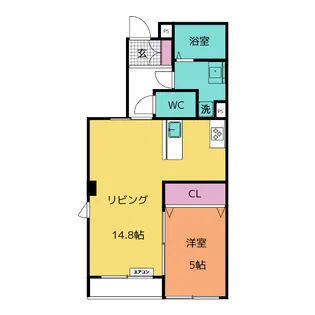 SIA (シア)【1階】の間取り