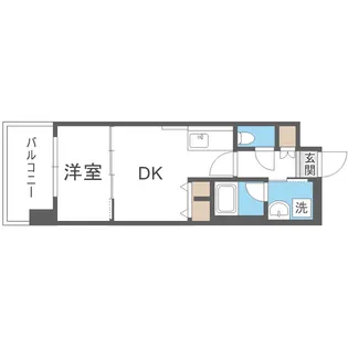 アーバネックス西長堀【9階】の間取り