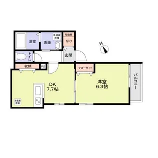 千葉県市川市平田2【アパート】の間取り