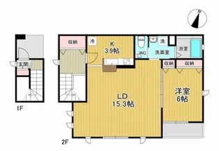 エチュード笹塚【2階】の間取り