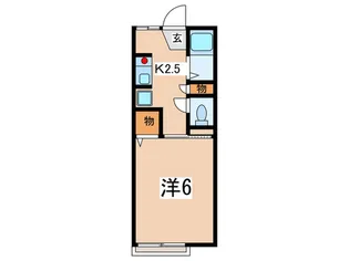 ヴェルディ湘南台【1階】の間取り